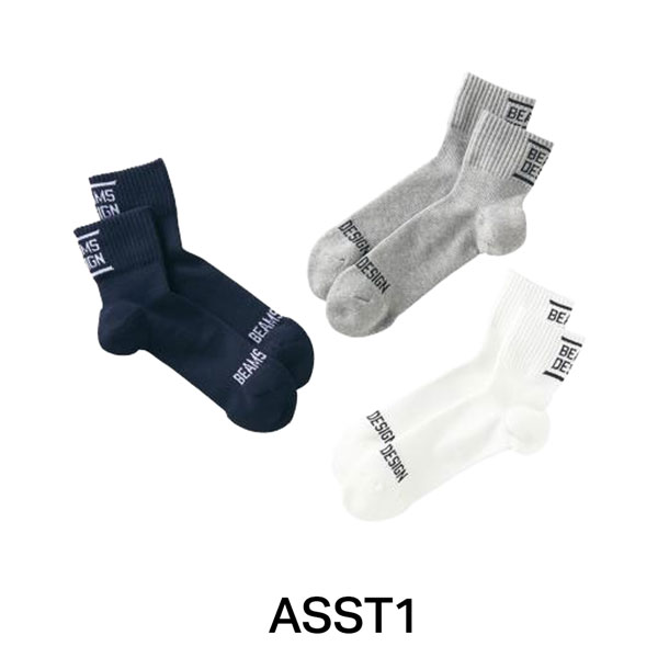 ゼット（ZETT） ビームスデザイン 3足組 ソックス ZETT BEAMS DESIGN