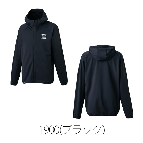 ゼット ビームスデザイン 野球 ZETT BEAMSデザイン ストレッチパーカー ピステジャケット 限定品 | ゼット | 01