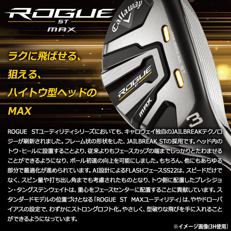 キャロウェイ ゴルフクラブ ユーティリティ レディース ELDIO 40 for Callaway シャフト ROGUE ST MAX FAST UT  ED-CW L 新入荷 流行