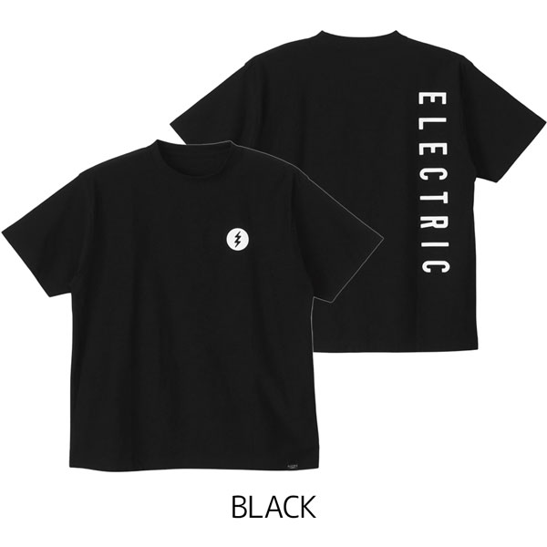 エレクトリック Tシャツ ELECTRIC VERTICAL LOGO DRY S/S TEE バーチカルロゴドライ Tシャツ UVカット 防蚊加工 吸水速乾 接触冷感 25SS メール便配送 | ELECTRIC | 01