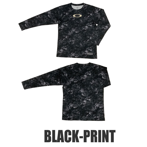オークリー ベースボール ウェア OAKLEY STRIKING QD GRAPHIC 長袖 プラクティスシャツ 8.0 野球 ウェア メール便配送 | OAKLEY | 01