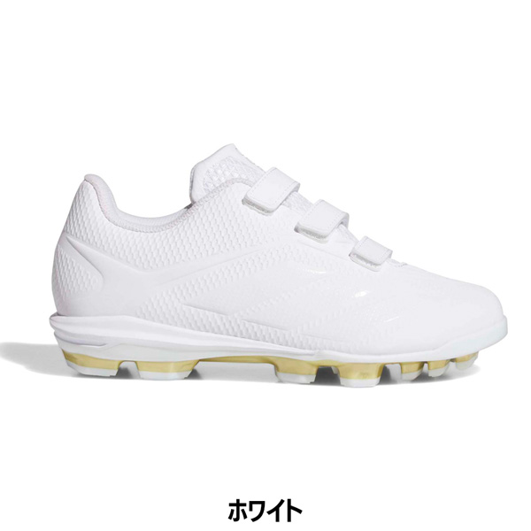 アディダス 野球 少年用 スパイク adidas アディゼロ Electric JP TPU K VELC ジュニア ベースボールスパイク ホワイト | adidas | 01