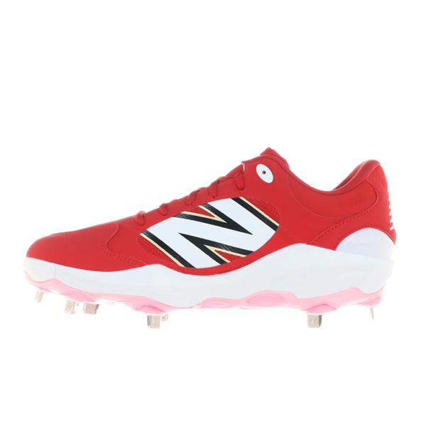 New Balance 野球 スパイク（色：レッド系）｜スパイク、シューズ