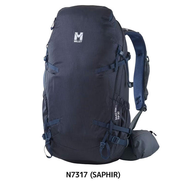 ミレー サースフェーNXジップ30 MILLET SAAS FEE NX ZIP 30 登山 ザック バックパック サファイア S M | MILLET | 01