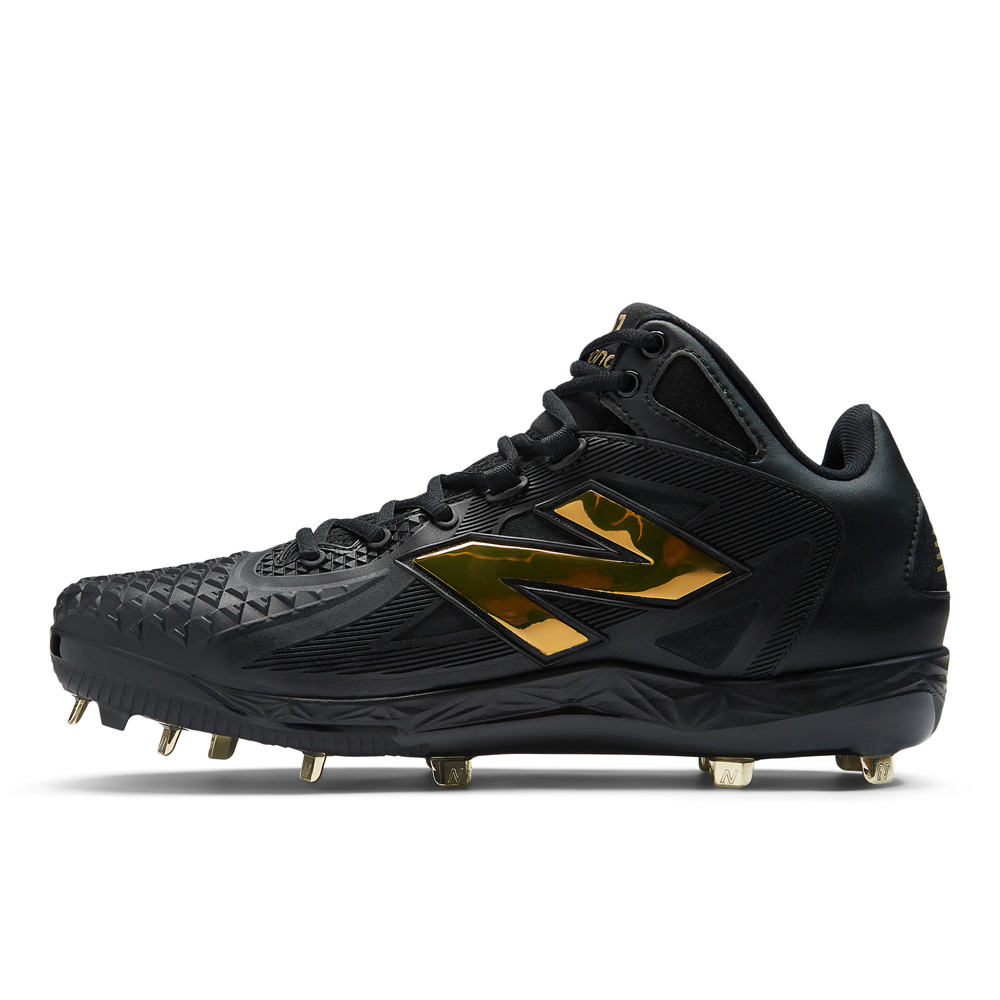 値下げ ニューバランス 野球 金具スパイク 埋込スパ 軽量 New Balance Ohtani V1メタル 大谷モデル 幅2E相当 BK1 ブラック | New Balance | 01