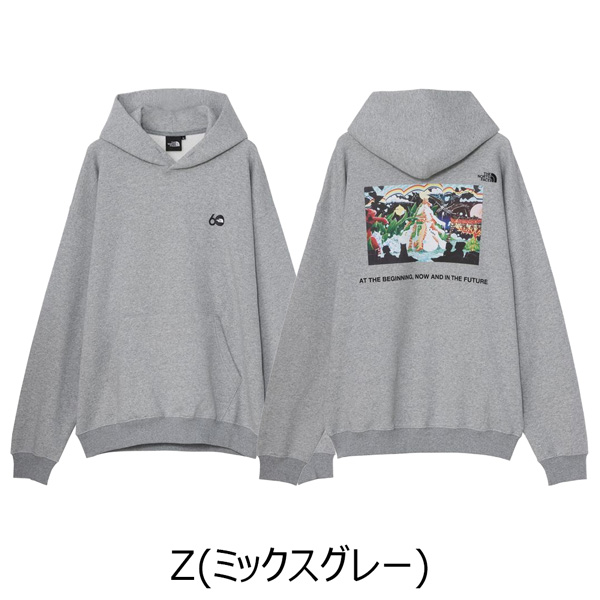 THE NORTH FACE 60TH GRAPHIC LOGO HOODY ザ・ノースフェイス 60周年グラフィックロゴ フーディ パーカー スウェット プルオーバー カジュアル | THE NORTH FACE | 01