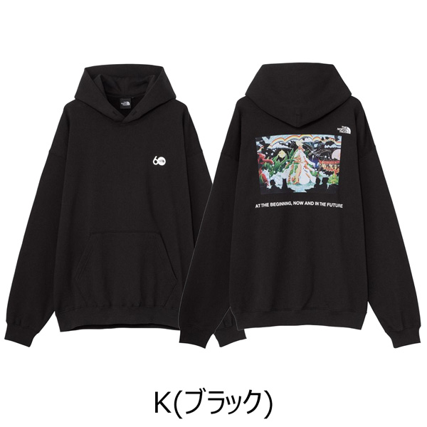 THE NORTH FACE 60TH GRAPHIC LOGO HOODY ザ・ノースフェイス 60周年グラフィックロゴ フーディ パーカー スウェット プルオーバー カジュアル | THE NORTH FACE | 02