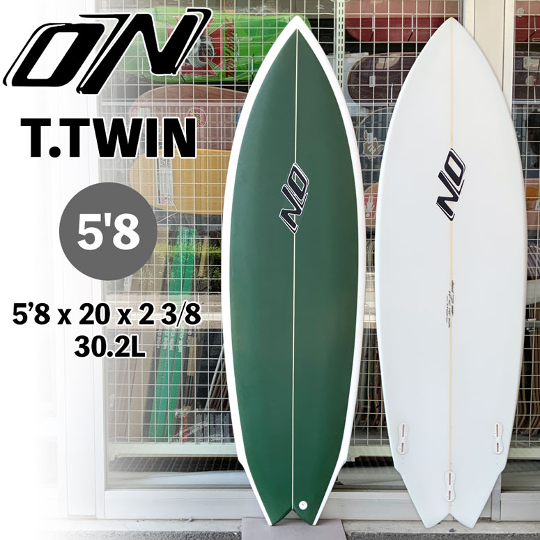 Skullcandy オオノシェイプ ONO SURFBOARDS T.TWIN PU 5'8 x 20