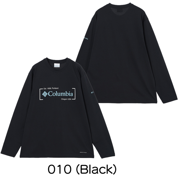 コロンビア ライトキャニオングラフィックロングスリーブTシャツ COLUMBIA 吸収速乾 ストレッチ ロンT | Columbia | 01