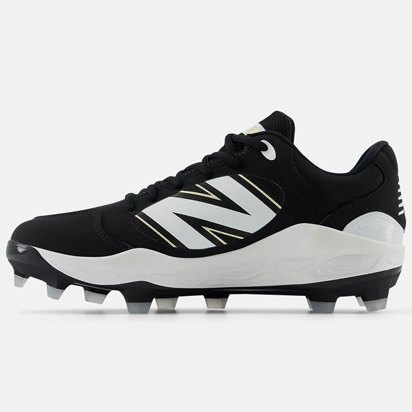 ニューバランス 野球スパイク ウレタンスパイク ポイントスパイク 黒スパイク スパイク 軽量 幅広 New Balance PL3000幅2E相当 ブラック | New Balance | 01