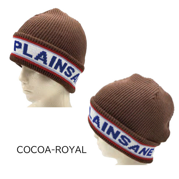 プレインセイン ロゴビーニー PLAINSANE LOGO BEANIE 帽子 ニット帽 ブラックフォレスト ココアロイヤル エッグマスタード | ブランド登録なし | 02