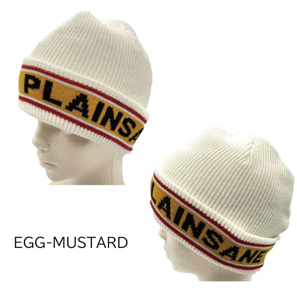 プレインセイン ロゴビーニー PLAINSANE LOGO BEANIE 帽子 ニット帽 ブラックフォレスト ココアロイヤル エッグマスタード | ブランド登録なし | 03