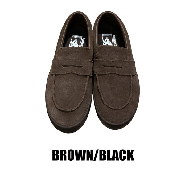 VANS バンズ スケートローファー SKATE LOAFER SUEDE/BROWN