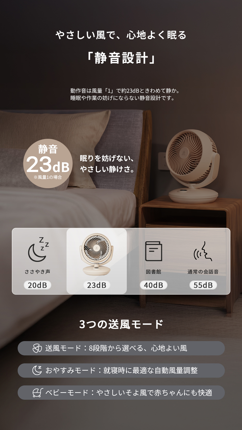 エペイオス　サーキュレーター　黒 EPEIOS（エペイオス） 扇風機 サーキュレーター 冷風機 DCモーター