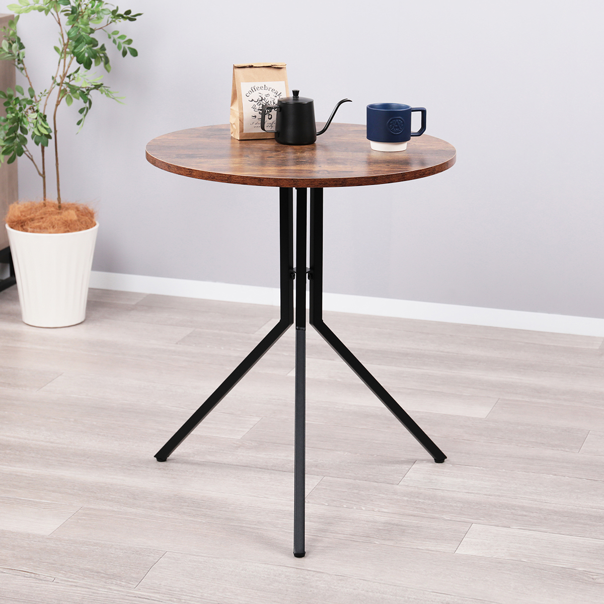 カフェテーブル 丸 60cm 円形 ダイニングテーブル サイドテーブル