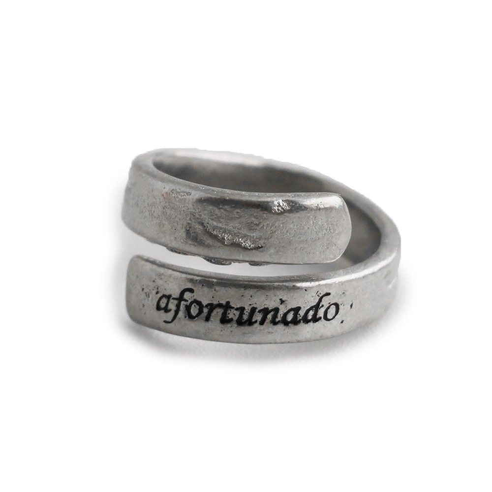 リング 指輪 アンティーク調　afortunado アフォルトゥナード 刻印 (エイチ) H 春 夏  メンズ レディース (メール便02) | PATY | 02