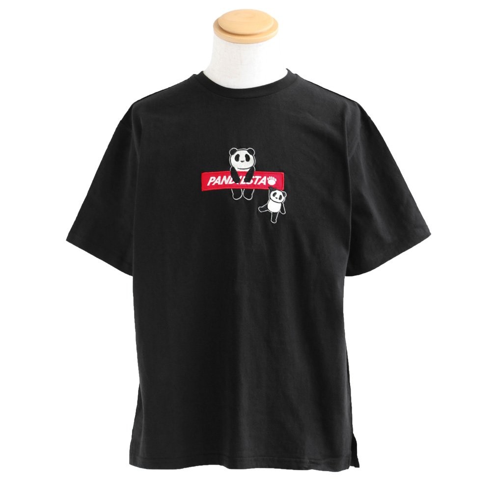 Tee Tシャツ 半袖 クルーネック パンダ 刺繍 メンズ   PANDIESTA JAPAN｜mr-lunberjack｜02