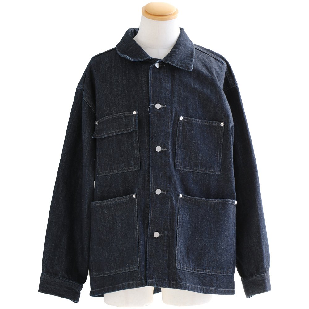 SLICK スリック デニムカバーオール 濃紺 SLICK スリック デニムカバーオール 濃紺 SLICK スリック デニム