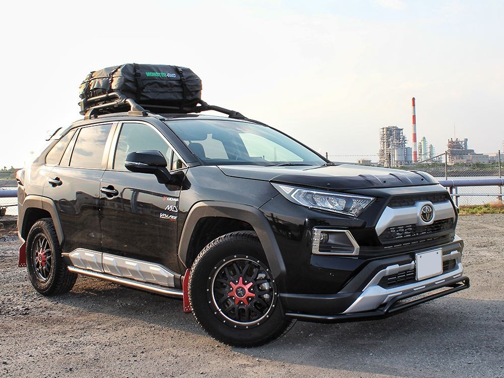 rav4 50系　アドベンチャー　フォグランプカバー　ラプターライナー塗装 楽天市場】トヨタ RAV4 50系 Adventure フォグランプ カバー