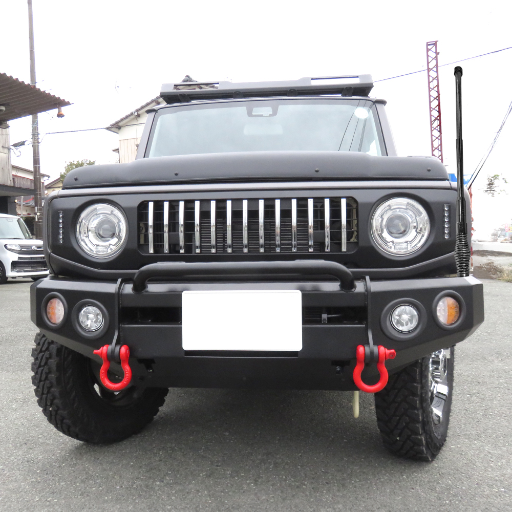 オフロードアンテナ ダミー 最短65cm 最長101cm M10ボルト 汎用 ダミー