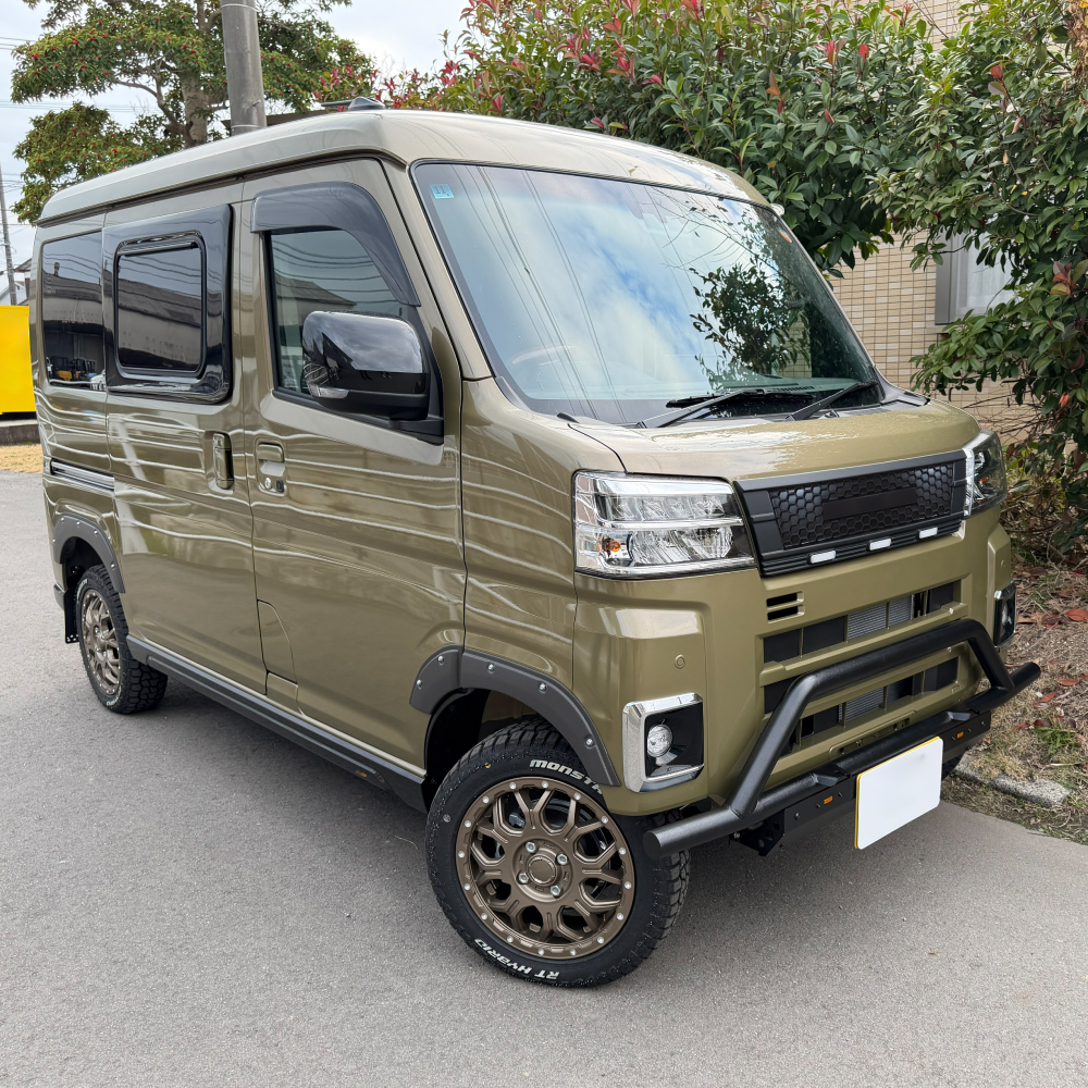 新型 アトレー ハイゼットカーゴ 700系 フロント バンパーガード