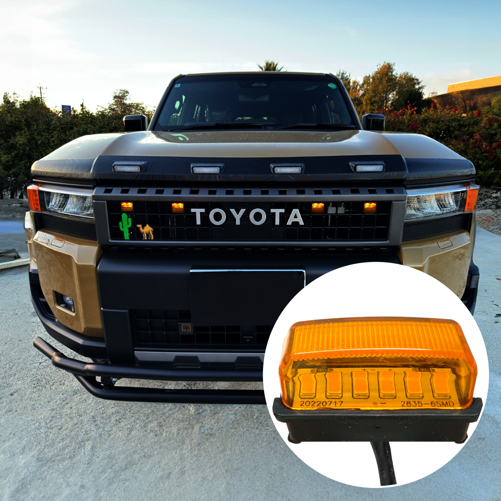 ランクル250 ランドクルーザー250 パーツ LED グリルマーカー ランプ 4