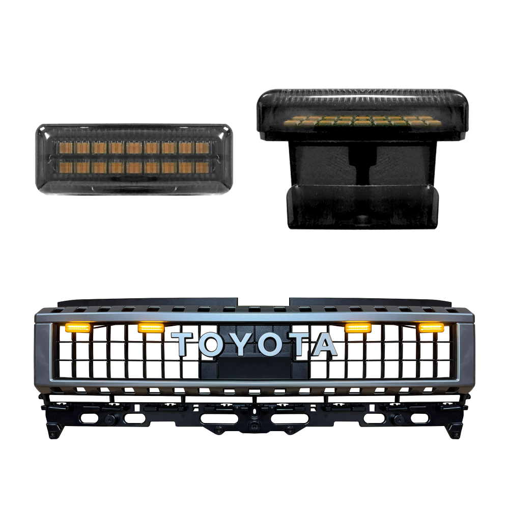 ランドクルーザー ランクル 250 LED グリルマーカー ランプ 4連