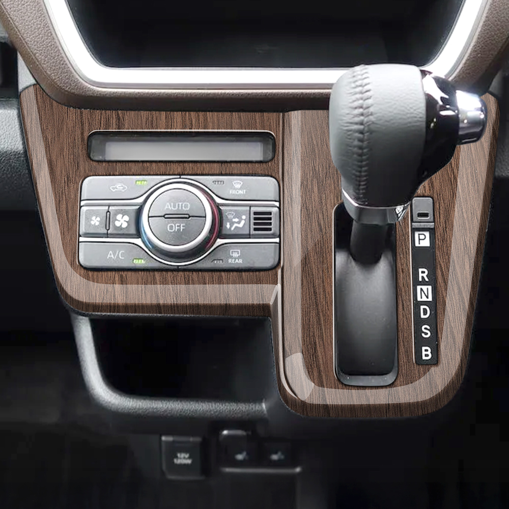 新型 ムーヴ LA850S LA860S エアコン&シフトベース パネル 木目調 鶉杢