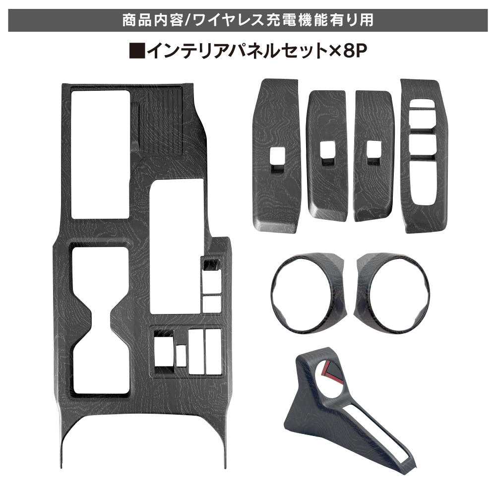 ランドクルーザー ランクル 250 インテリアパネル セット 8P