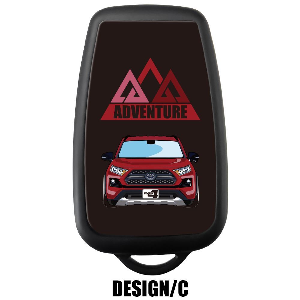 RAV4 カスタム アドベンチャー 50系 スマートキーケース スマートキーカバー ロゴ イラスト アクセサリー カスタム パーツ ドレスアップ (印刷)｜mr-store｜04