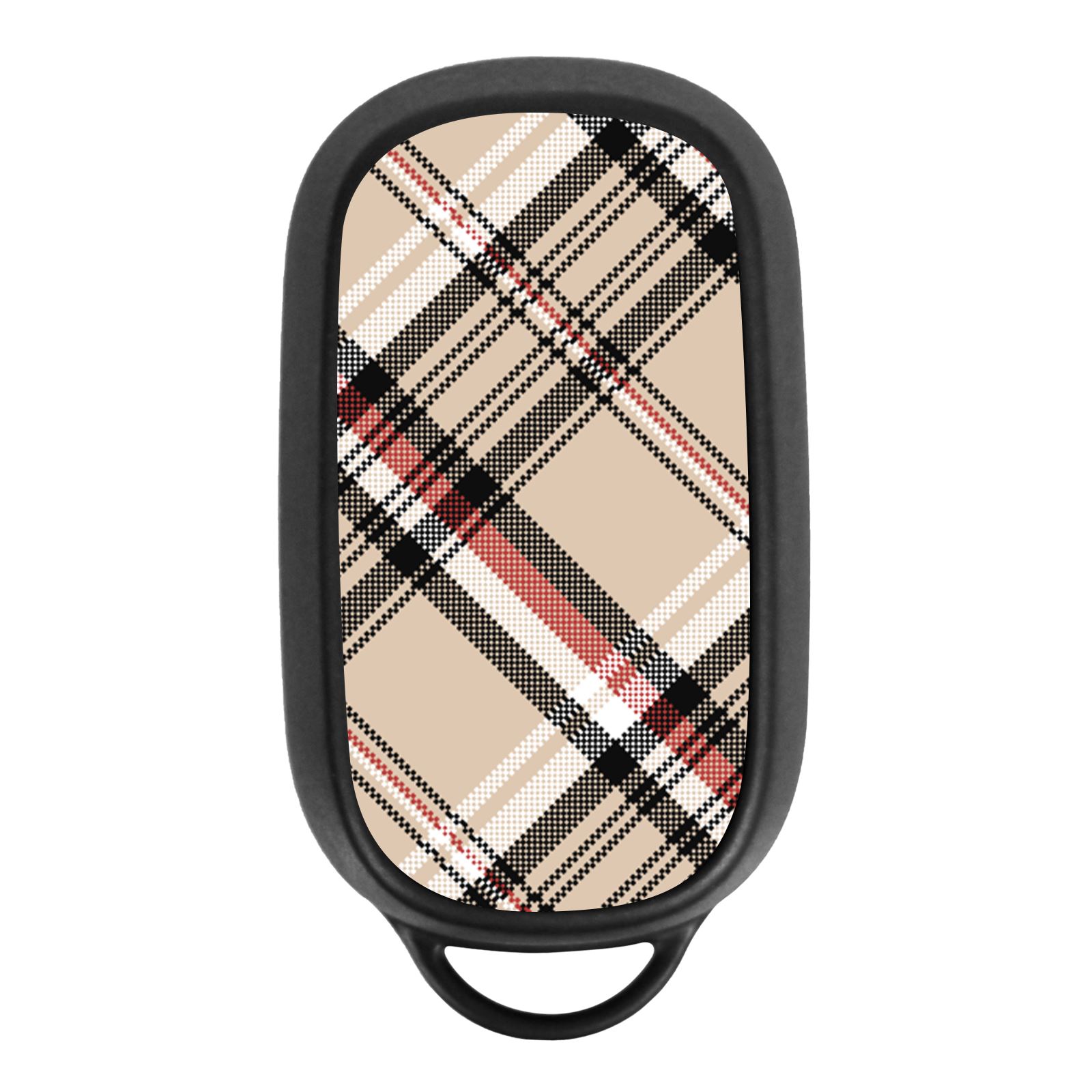 ホンダ スマートキーケース スマートキーカバー TPU×ガラス チェック柄