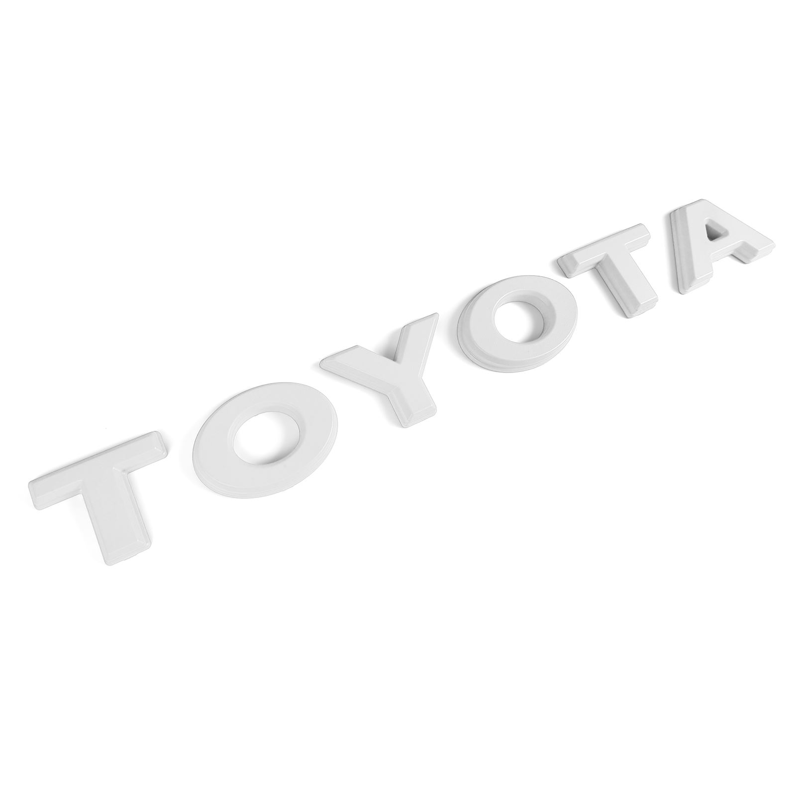 TOYOTA ロゴ エンブレム トヨタ アルファベット フロントグリル ガーニッシュ マーク カスタム パーツ アクセサリー 外装 ドレスアップ 汎用