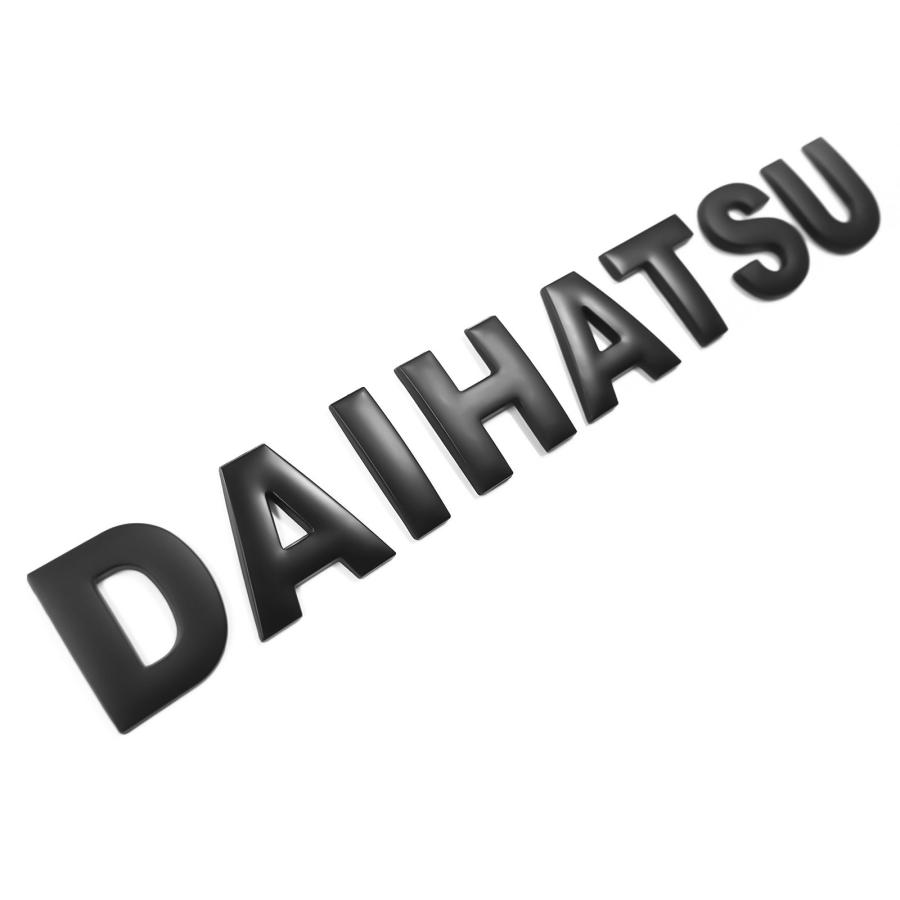 DAIHATSU ダイハツ 3D エンブレム ロゴ アルファベット ガーニッシュ ステッカー シール 車 汎用 カスタム パーツ アクセサリー グッズ (予約)｜mr-store｜02