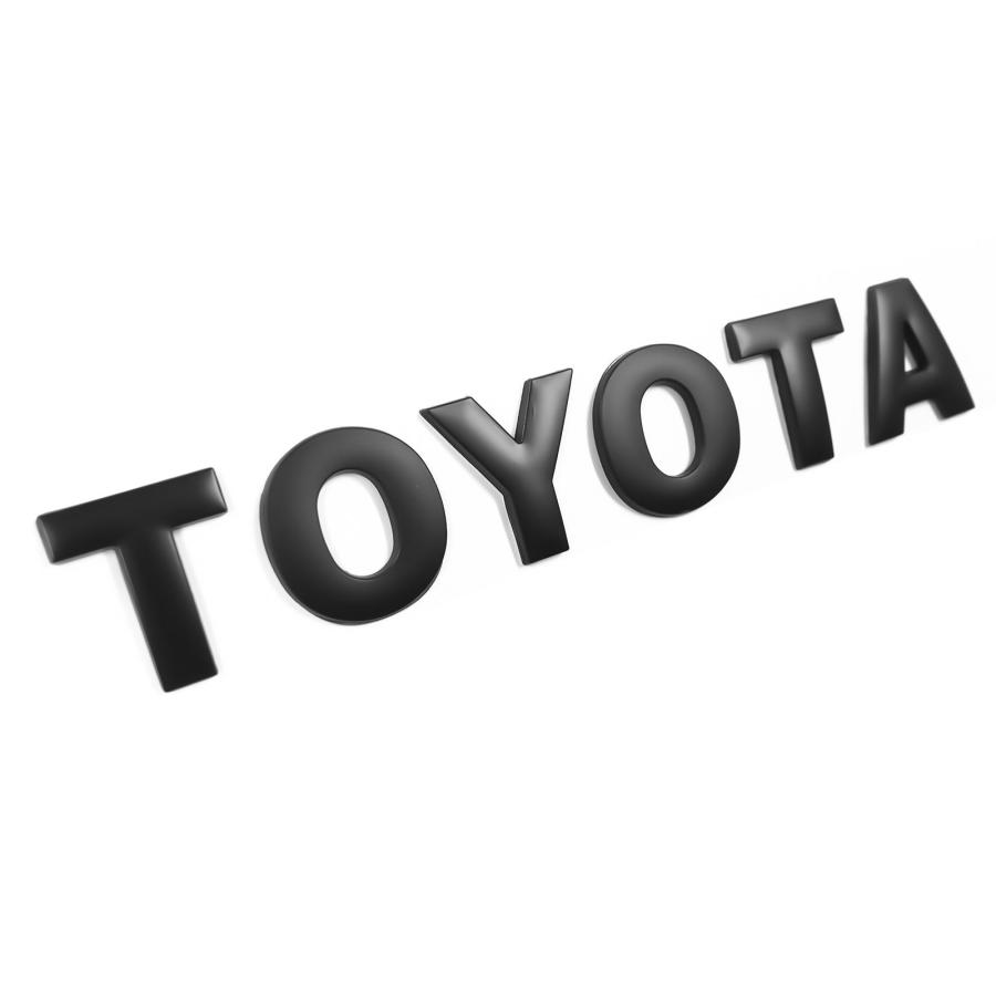 TOYOTA トヨタ 3D エンブレム ロゴ アルファベット ガーニッシュ ステッカー シール 車 汎用 カスタム パーツ アクセサリー グッズ 用品｜mr-store｜02