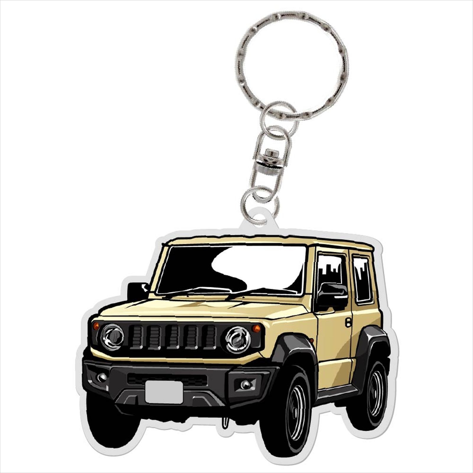 ジムニーシエラ JB74 パーツ アクリル キーホルダー デフォルメ 
