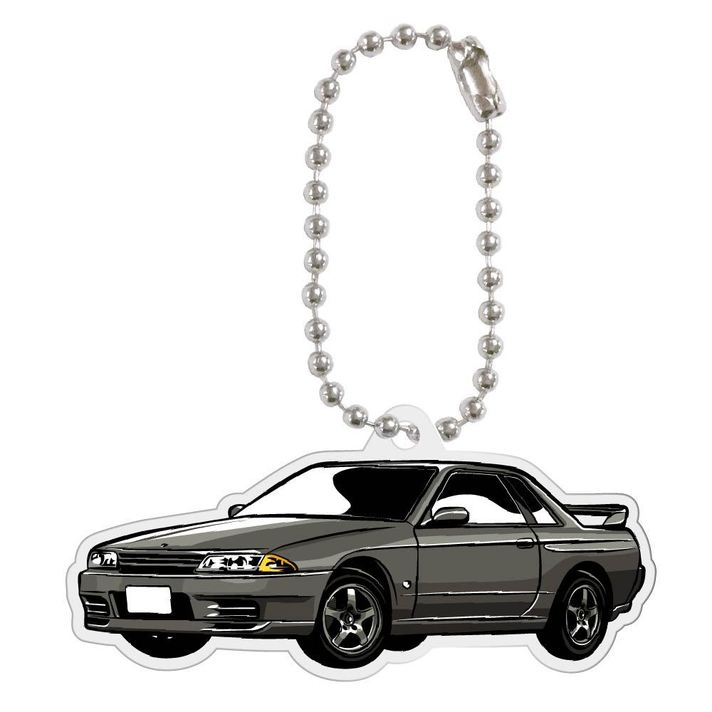 スカイライン GT-R GTR R32 アクリル キーホルダー デフォルメ