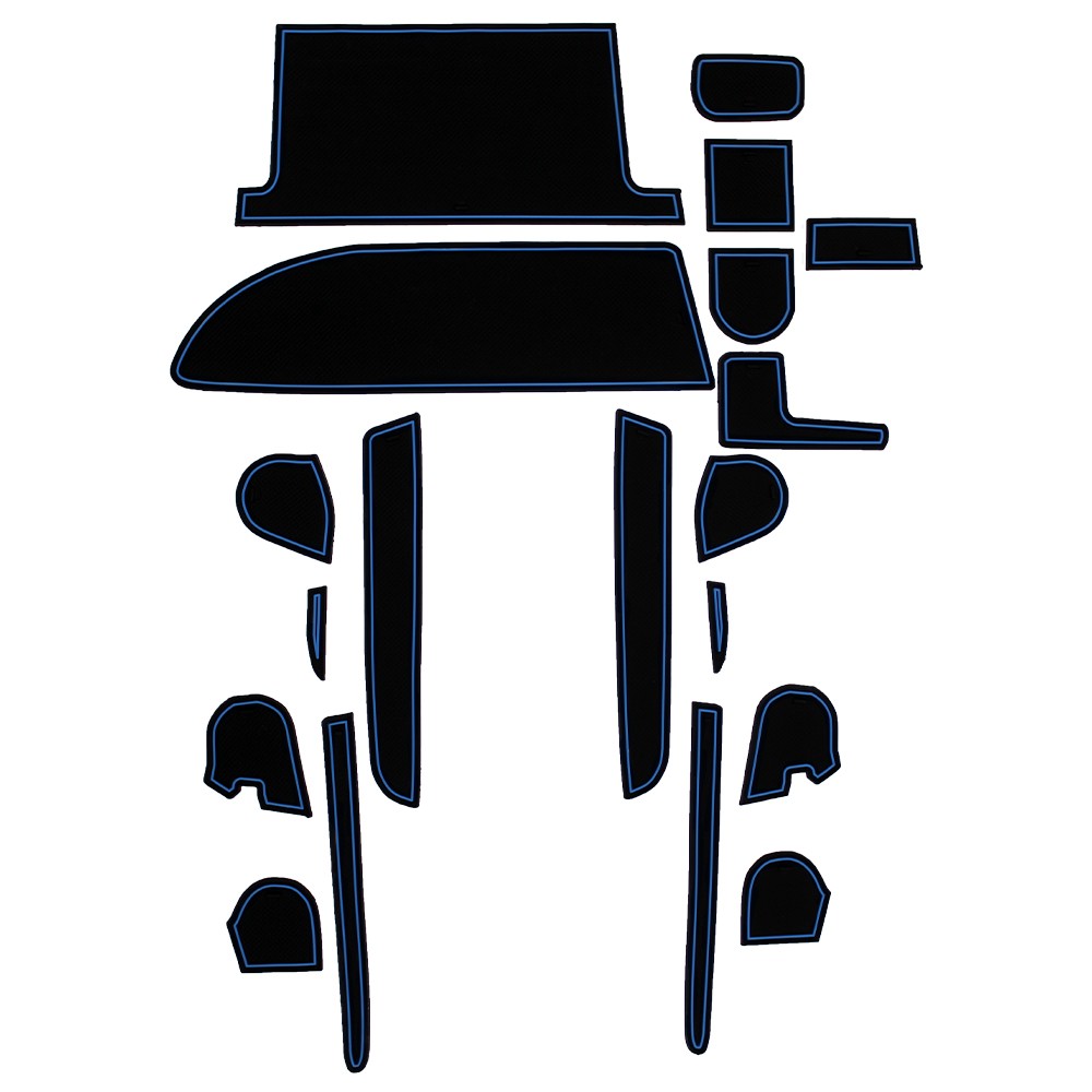 ノア 80系 ヴォクシー 前期 ドアポケットマット 滑り止めシート ラバー