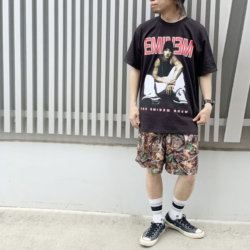 L デッドストック エミネム Eminem オフィシャル ツアーT ブラック エミネム EMINEM S/S Tee ラップTシャツ アーティストTシャツ