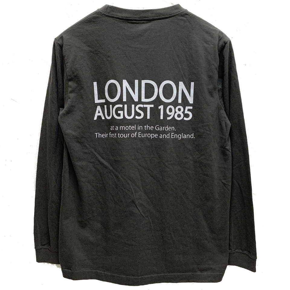 全2色 RED HOT CHILI PEPPERS LONDON AUGUST 1985 LS Tee ロンT