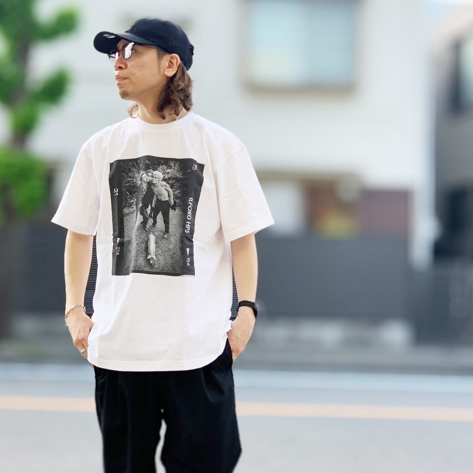chilli beans upside down tee 黒 Lサイズ 全2色 RED HOT CHILI PEPPERS LONDON AUGUST 1985 LS Tee ロンT