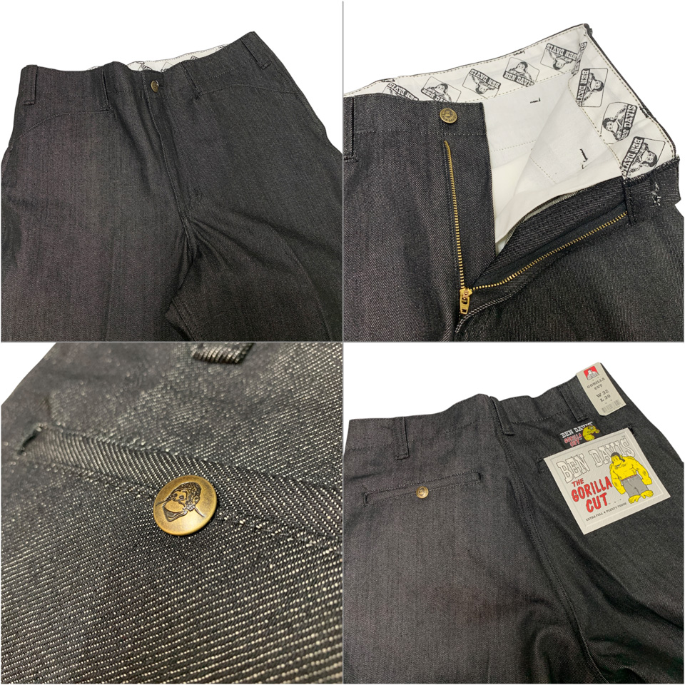 BEN DAVIS（ベンデイビス） デニムゴリラカットパンツ DENIM GORILLA