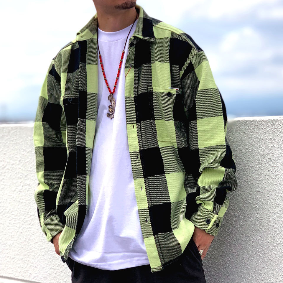 ビッグマック BIG MAC ブロックチェックシャツ BLOCK CHECK L/S