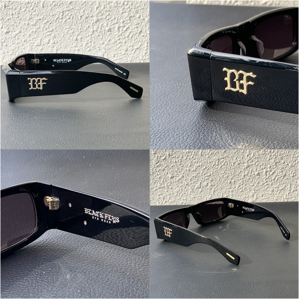 l*様 FLUTTER ブラック サングラス 日本製 BLACK FLYS（ブラックフライ） ブラックフライズ サングラス FLY DOZER