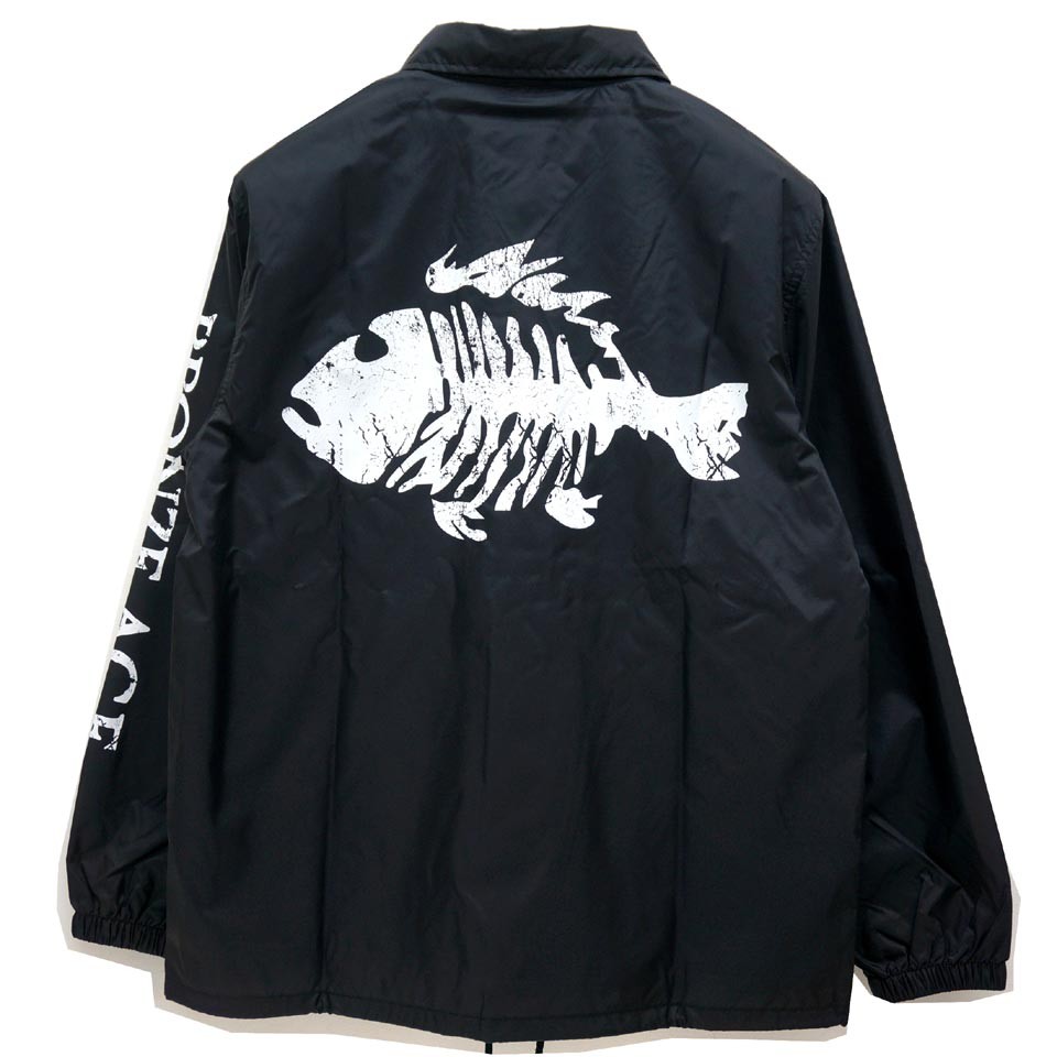 ブロンズエイジ BRONZE AGE コーチジャケット FISH LOGO COACH JACKET