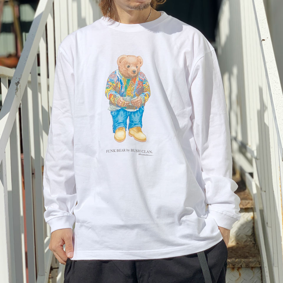 【CPGN】Fudge Bear Pigment 半袖T 2色 INTERBREED 全2色 ブッシュクラン BUSH CLAN ロンT Tシャツ FUNK