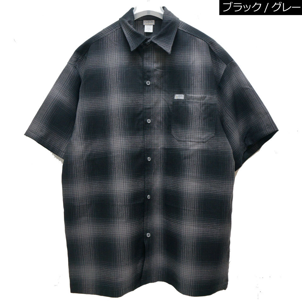 全6色 キャルトップ CALTOP USA カルトップ チェックシャツ オンブレチェック 半袖 OMBRE CHECK S/S SHIRT USA製  アメリカ製