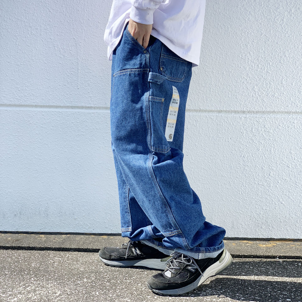 カーハート CARHARTT ダブルニー デニム W FRONT WASHED PAINTER PANT