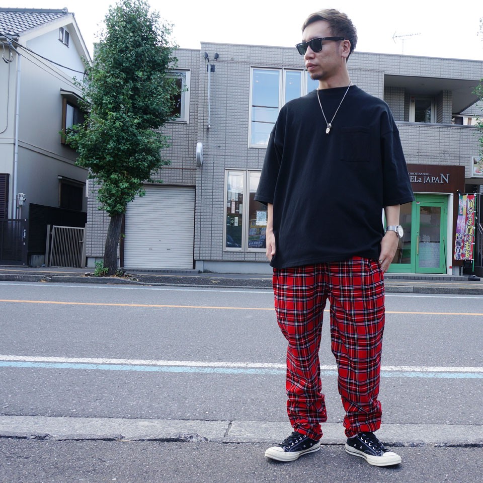 クックマン シェフパンツ 新品 タータンレッド COOKMAN クックマン シェフパンツ chef pants メンズ レディース