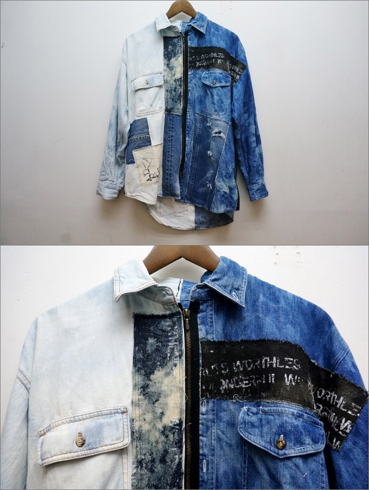 Levi's 送料無料 COTE MER × STALIKE REMAKE DENIM SHIRT #57