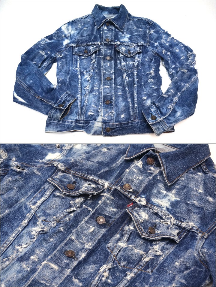コートメール　デニムジャケット Levi's コートメール COTEMER COTE MER デニムジャケット REMAKE